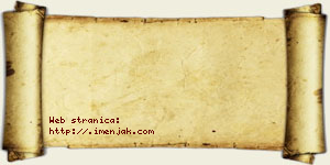 Jakov Srbljanović vizit kartica